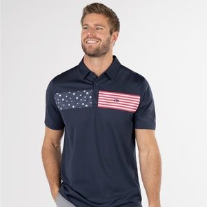 Travis Mathew sea to sea usa polo